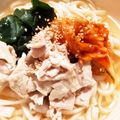 MINARIN5's cooksnap of when they made あっさり簡単☆豚キムチ冷麺風そうめん.