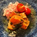 ホットマロンラテ's cooksnap of when they made サーモンのカルパッチョ(ディルソース).