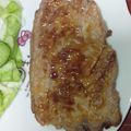 のぶなお７'s cooksnap of when they made 安くて簡単！「本マグロの血合いステーキ」.