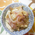 くネコまろす's cooksnap of when they made 鶏むね肉と紫玉ねぎの深煎りごま炒め.