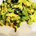 10りい's cooksnap of when they made 我が家のほうれん草の卵とじ.