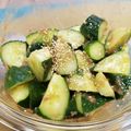 くるみちる's cooksnap of when they made 30秒でできる叩ききゅうりの梅肉和え.