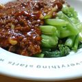 ＠まさお's cooksnap of when they made 簡単！小松菜のひき肉あんかけ.