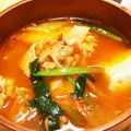 ﾖﾝｱ's cooksnap of when they made 簡単ヘルシースンドゥブチゲ.