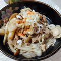 maoバァバ's cooksnap of when they made 簡単！牛きのこ蕎麦.