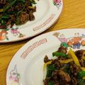 kopp's cooksnap of when they made ピーマンと牛肉のオイスターソース炒め.