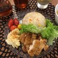 Amalka's cooksnap of when they made たきこみエビピラフ.