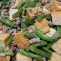 もんち222's cooksnap of when they made 簡単♪厚揚げとひき肉のピリ辛炒め.