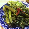 クックMSBR04☆'s cooksnap of when they made 空芯菜の炒め物.