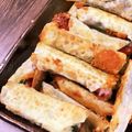みるく✳︎ここあ's cooksnap of when they made 餃子の皮でウインナー巻き.
