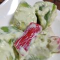 とめちゃん。's cooksnap of when they made アボカドとカニカマわさび和え.