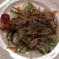 angella's cooksnap of when they made リボンサラダ冷しゃぶ　柔らかいお肉に秘密.