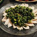 かなぽん☆☆'s cooksnap of when they made 蒸し鶏とにらの旨辛ダレ.