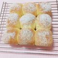 まあまま☆0403's cooksnap of when they made ホワイトチョコとレモンピールのちぎりパン.