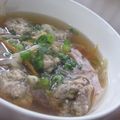kaopomme♪'s cooksnap of when they made あつあつ　イワシのシソつみれスープ.