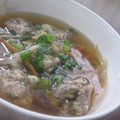 kaopomme♪'s cooksnap of when they made あつあつ　イワシのシソつみれスープ.