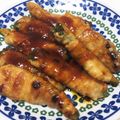 YUKIKI☆'s cooksnap of when they made ゴーヤの肉巻きケチャップ (お弁当にも).