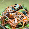 シムちぃ's cooksnap of when they made 小松菜ときのこと厚揚げのピリ辛中華炒め♪.