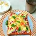 うたかた。's cooksnap of when they made シャウエッセンdeめちゃ旨ピザトースト.