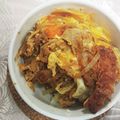 ワンダー☆ボーイ's cooksnap of when they made 定番!!簡単に美味しいカツ丼♡.