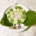 puniＫ's cooksnap of when they made 梅雨入りを楽しむあじさいおにぎり.