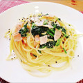 sy＊'s cooksnap of when they made ほうれん草とハムの和風パスタ.