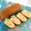 こはる・▽・'s cooksnap of when they made ハムとチーズのロールパンケーキ.
