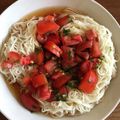 なつうみ's cooksnap of when they made トマトとオリーブオイルのそうめん♪.