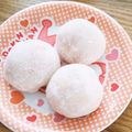 リトルキャラメル's cooksnap of when they made 和菓子★レンジで作るキウイ大福.