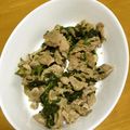 ☆hiroppy☆'s cooksnap of when they made 豚こまとほうれんそうのごま味噌炒め.