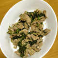 ☆hiroppy☆'s cooksnap of when they made 豚こまとほうれんそうのごま味噌炒め.