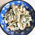 y_u♡'s cooksnap of when they made ささみと青じそのわさびマヨネーズ和え.