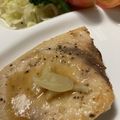 あっぷるあさい's cooksnap of when they made メカジキ★ガーリック醤油バター焼き.