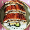 ひろまおママ's cooksnap of when they made アボカドとクリームチーズの鰻寿司☆.