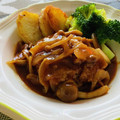 たまゴン♪'s cooksnap of when they made とろとろ煮込みハンバーグ♪.