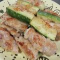まゆみきママ's cooksnap of when they made 簡単★肉巻きズッキーニのピリ辛炒め.