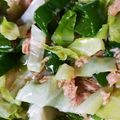 arisel's cooksnap of when they made レンジで3分ツナキャベピーマン.