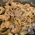 るなぷり's cooksnap of when they made 早い！ 牛肉 玉ねぎの 焼肉風 甘辛炒め.