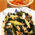 τомоко's cooksnap of when they made ツナ*わかめ*ねぎの炒め煮.