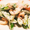 なとか's cooksnap of when they made ５分で簡単！いんげんとエビの梅マヨ和え.