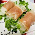muumi☆'s cooksnap of when they made ★生ハムと玉ねぎのサラダ♪簡単巻くだけ★.