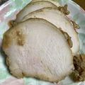 ちかごろ大豆's cooksnap of when they made 簡単♪しっとり柔らか　むね肉チャーシュー.