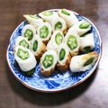 KAKO_KAKO's cooksnap of when they made 【農家のレシピ】ちくわのオクラ詰め.