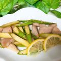 mielle's cooksnap of when they made 豚トロとアスパラのレモン醤油炒め.
