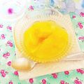 hikarin♪'s cooksnap of when they made みりんで桃のコンポート♬オレンジも♬.