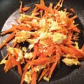 ame-ikuru's cooksnap of when they made 皮ごと一本●にんじんしりしりポロポロ玉子.