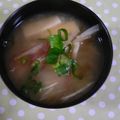 ★アラタママ★'s cooksnap of when they made みょうがとタケノコのみそ汁.