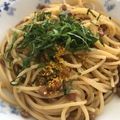 クックIB82OG☆'s cooksnap of when they made たまごふりかけ納豆パスタ.