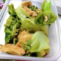 ＴＯＭＯＷＡＴ's cooksnap of when they made キャベツと油揚げのやさしぃ煮浸し.