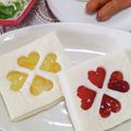 ☆ペペコ☆'s cooksnap of when they made バレンタイントースト　型抜きトースト.